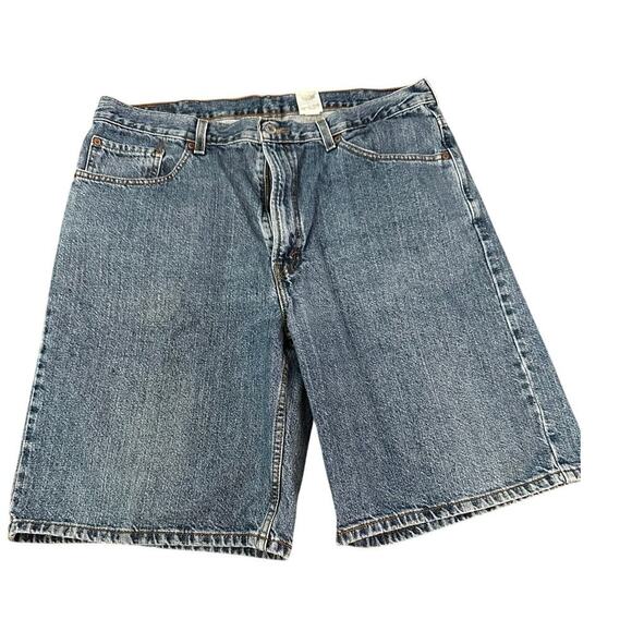 Vintage Levi's 550 Men’s Denim Relaxed Baggy Jean Shorts Size 38 Jorts 200s y2k - Picture 1 of 7